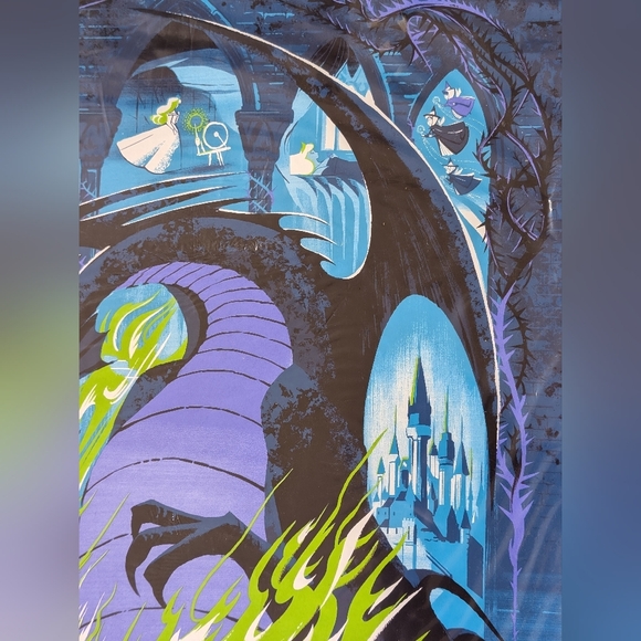 Mondo's d23 expo 2024 limited edition, screenprinted SLEEPING BEAUTY poster - Picture 6 of 9